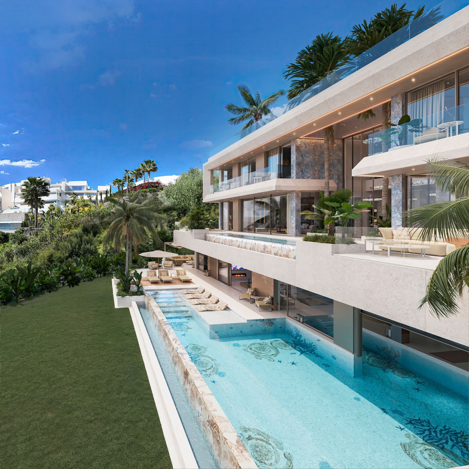 Sea-view terraces