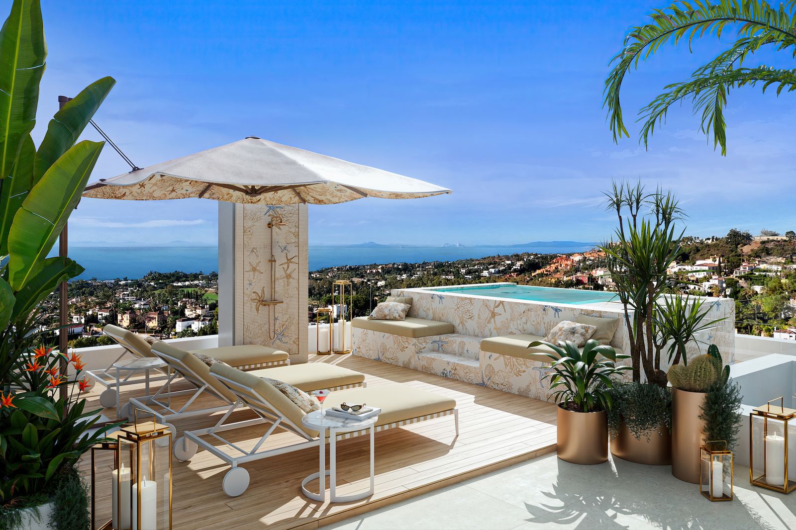 Rooftop pool